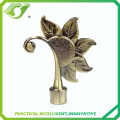 Z361 decorative curtain rod heads / modern style curtain rod end cap / brushed nickel curtain rods